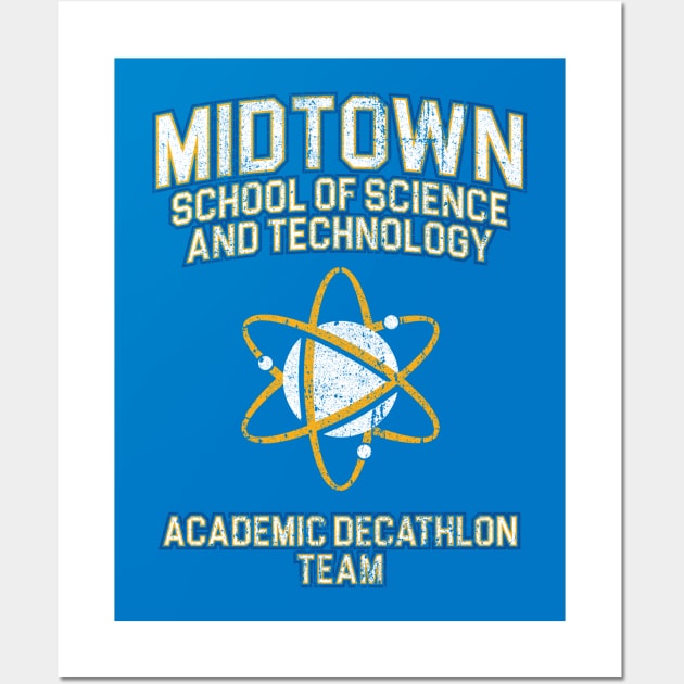Midtown School of Science & Technology Academic Decathlon Team Wall Art by huckblade